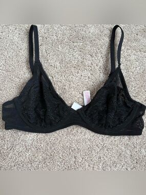 Xhilaration Black Lace Unlined Bra